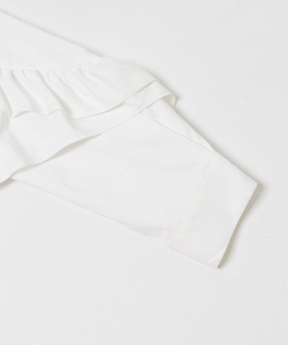 荷葉邊設計襯衫