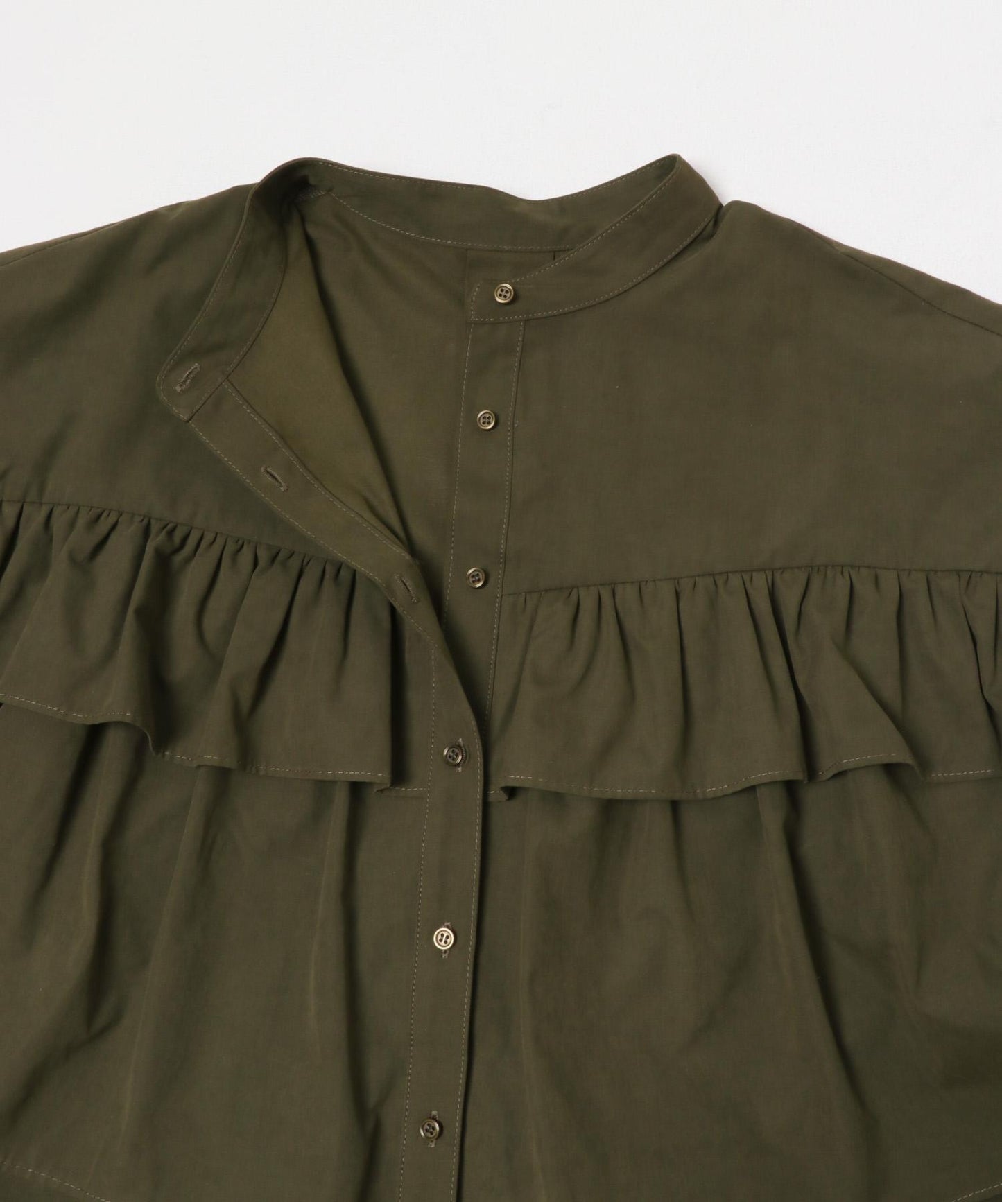 荷葉邊設計襯衫