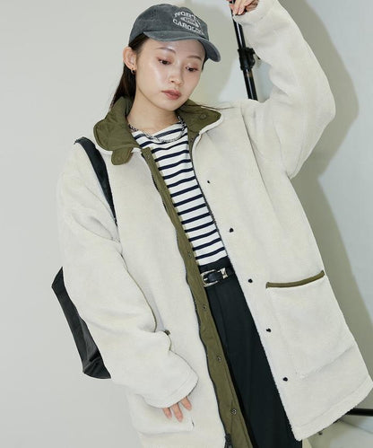 軍風可翻轉N-1夾克