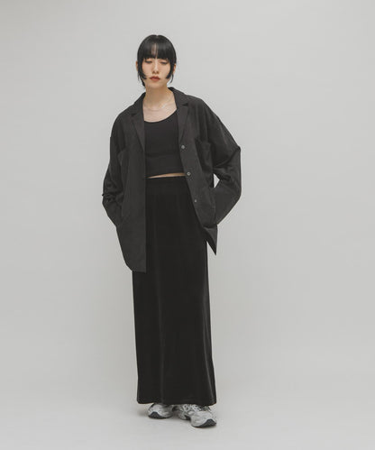 桃皮絨寬鬆襯衫