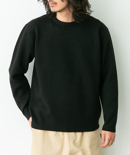 抗起球可水洗圓領針織衫