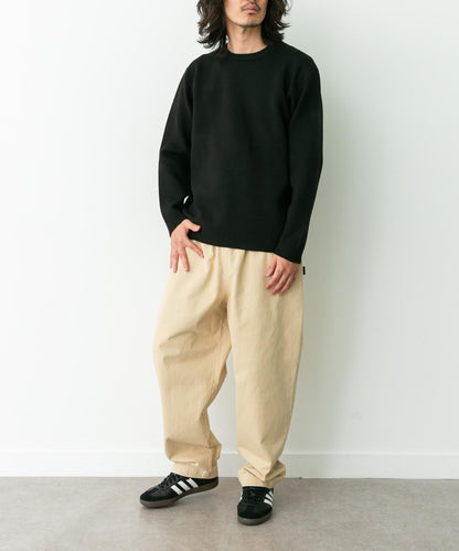 抗起球可水洗圓領針織衫