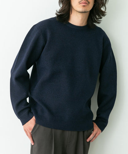 抗起球可水洗圓領針織衫