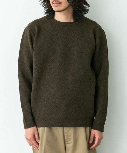 抗起球可水洗圓領針織衫