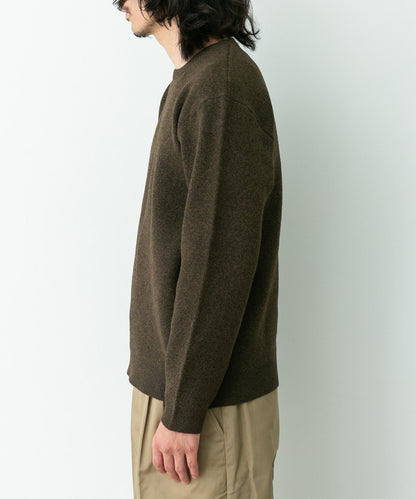 抗起球可水洗圓領針織衫