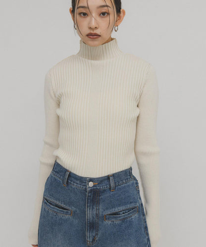 illi 隨機羅紋高領針織衫