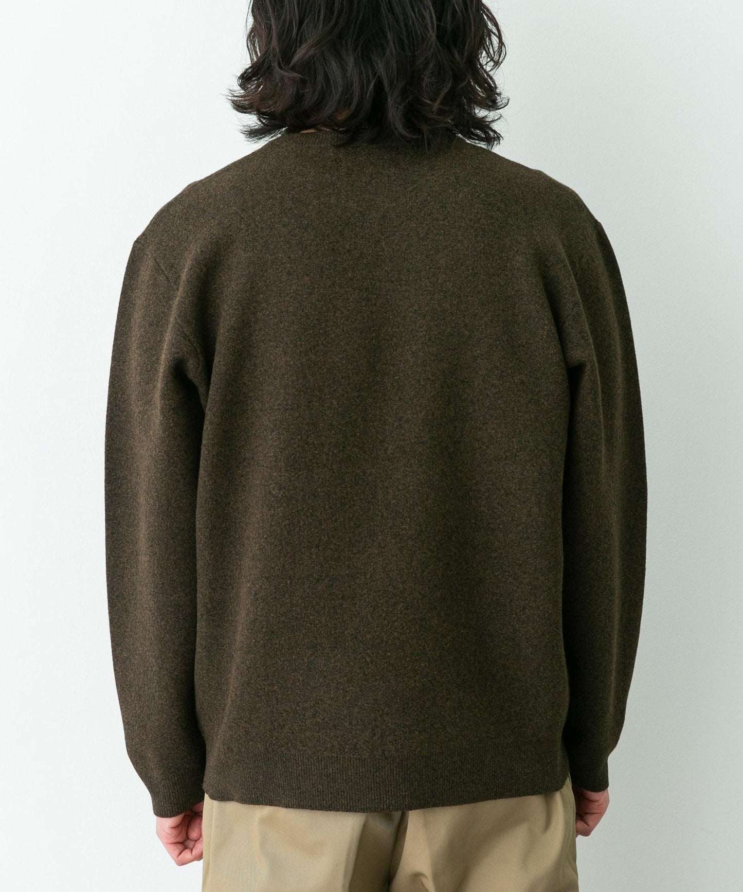 抗起球可水洗圓領針織衫