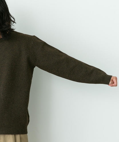 抗起球可水洗圓領針織衫