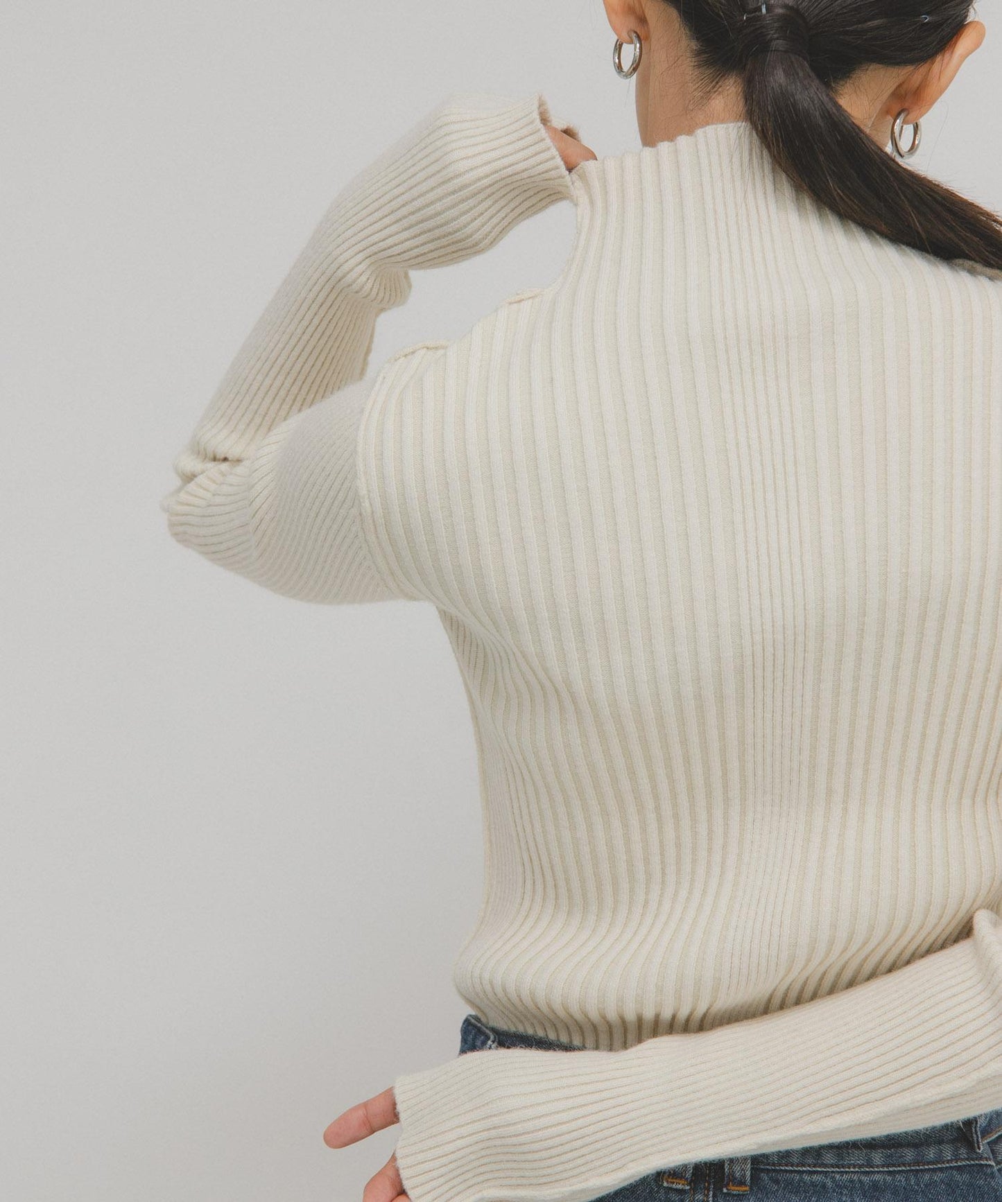 illi 隨機羅紋高領針織衫