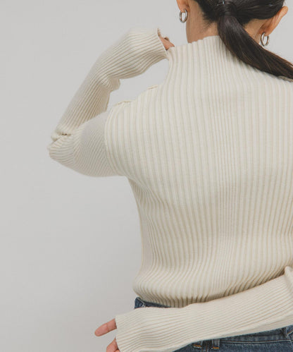 illi 隨機羅紋高領針織衫