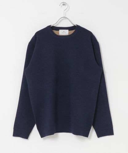 抗起球可水洗圓領針織衫