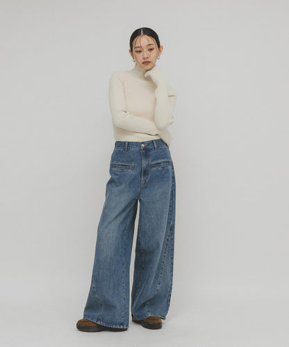 illi 隨機羅紋高領針織衫