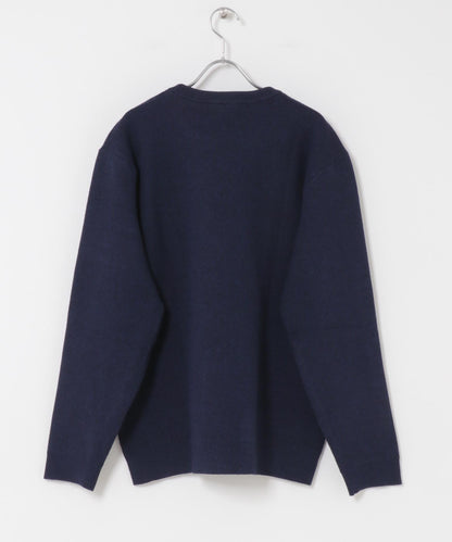 抗起球可水洗圓領針織衫