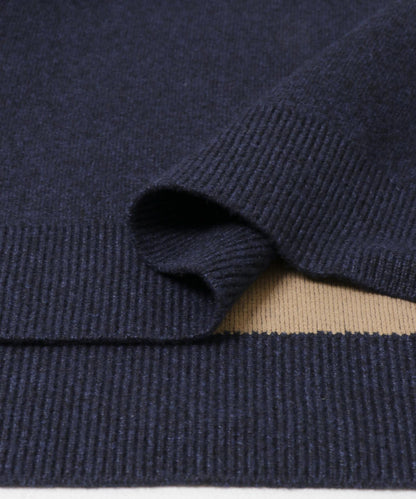 抗起球可水洗圓領針織衫