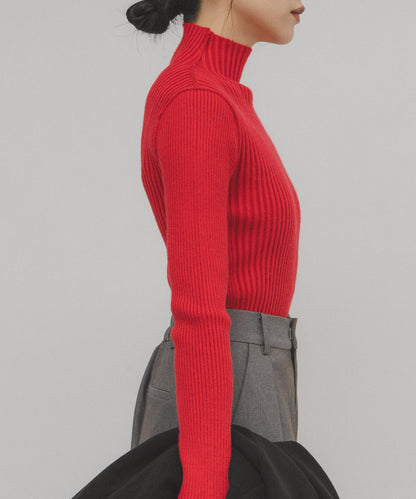 illi 隨機羅紋高領針織衫