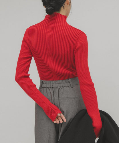 illi 隨機羅紋高領針織衫