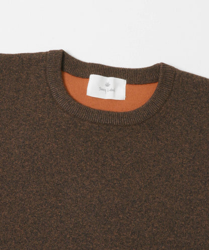 抗起球可水洗圓領針織衫