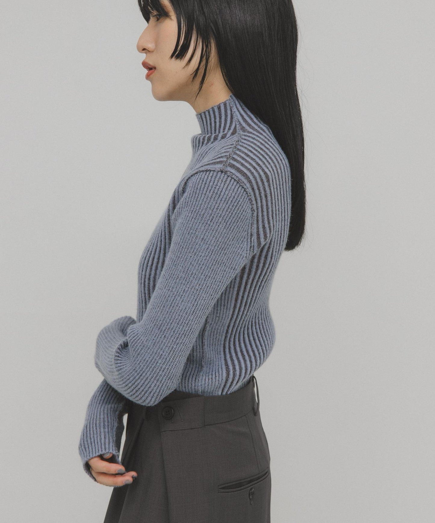 illi 隨機羅紋高領針織衫