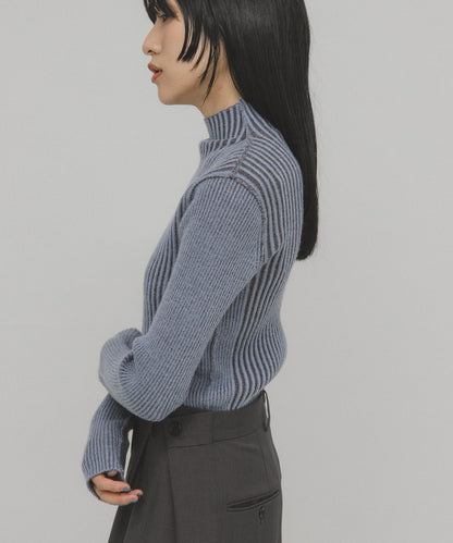 illi 隨機羅紋高領針織衫