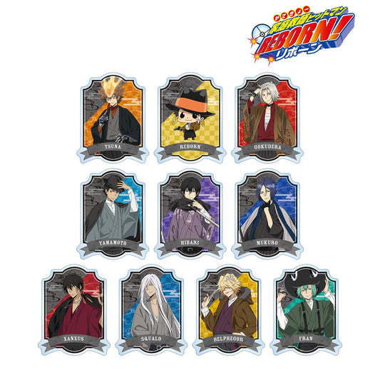 《家庭教師HITMAN REBORN!》全新繪製和洋折衷版 隨機亞克力徽章（整盒/全套BOX）【BOX/10包入】