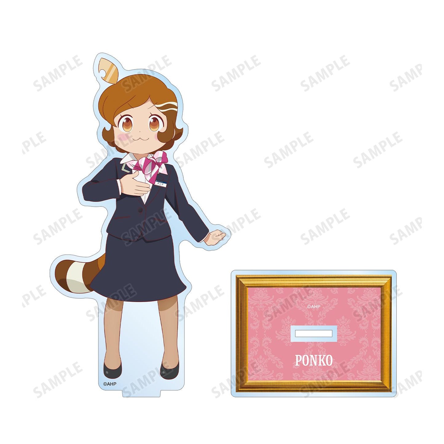 アポカリプスホテル_描き下ろし ポン子 ホテルモントレ制服ver. BIGアクリルスタンド 翻譯結果： アポカリプスホテル_新繪插圖 ポン子 蒙特利酒店制服版 大號亞克力立牌