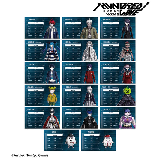 HUNDRED LINE -最終防衛學園- 交易名片卡（單品/全套BOX）【全套BOX/17個裝】