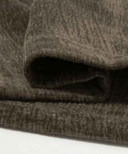 褶皺天鵝絨寬鬆長褲