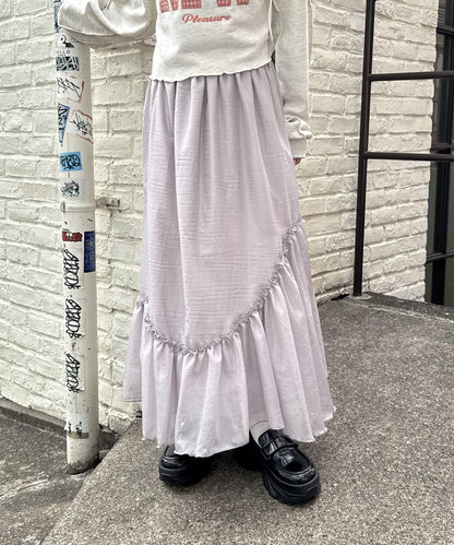 w closet 透視層疊半身裙