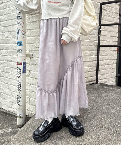 w closet 透視層疊半身裙