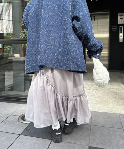 w closet 透視層疊半身裙