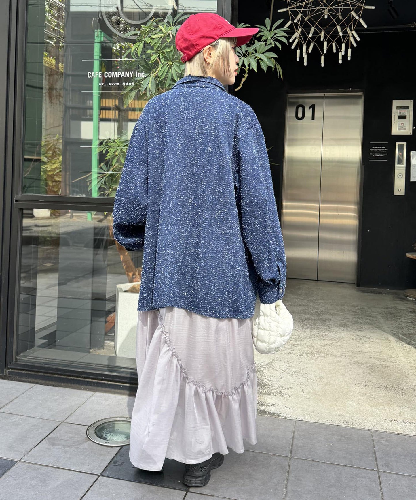 w closet 透視層疊半身裙