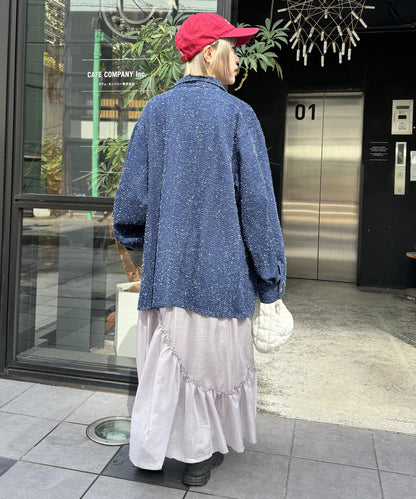 w closet 透視層疊半身裙