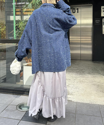 w closet 透視層疊半身裙