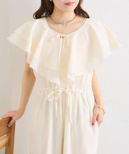 w closet 荷葉邊領設計 連體褲