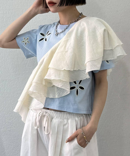 w closet 荷葉邊領設計 連體褲