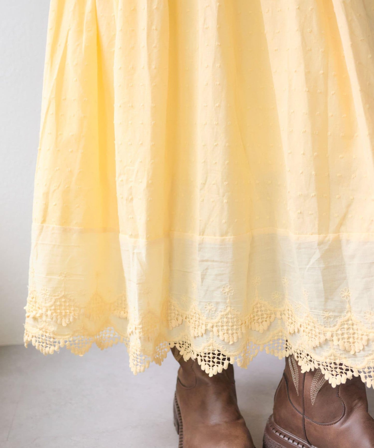 w closet 復古蕾絲半身裙