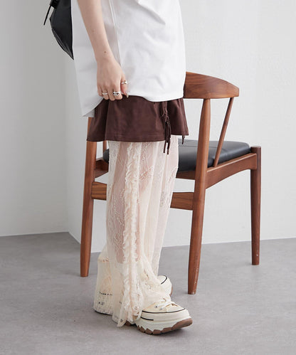 w closet 復古蕾絲 褲子