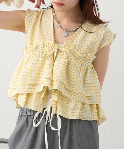 多穿法荷葉邊襯衫