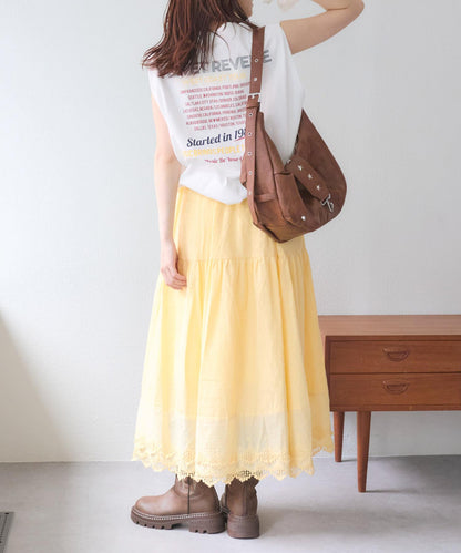 w closet 復古蕾絲半身裙