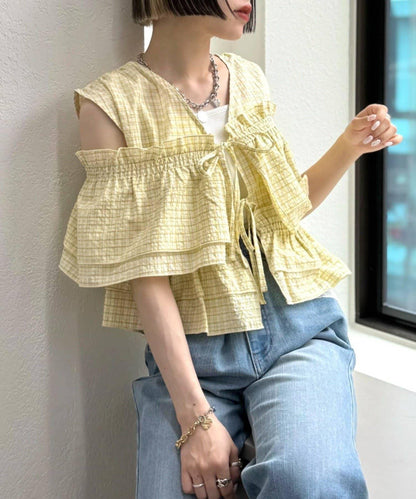 多穿法荷葉邊襯衫
