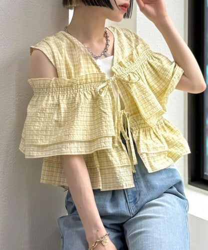 多穿法荷葉邊襯衫