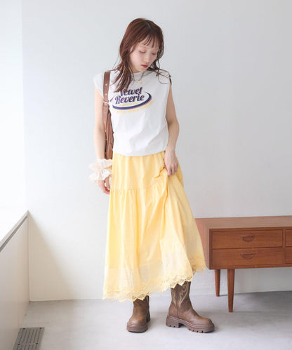 w closet 復古蕾絲半身裙