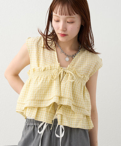 多穿法荷葉邊襯衫