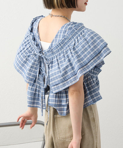 多穿法荷葉邊襯衫