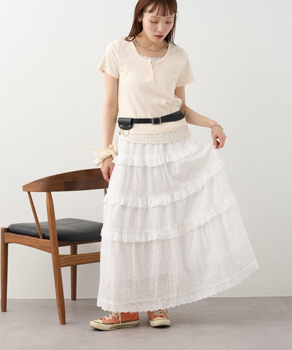 小花疊穿風 T恤