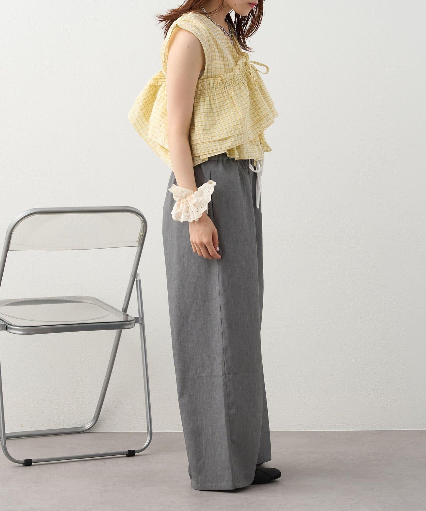 多穿法荷葉邊襯衫