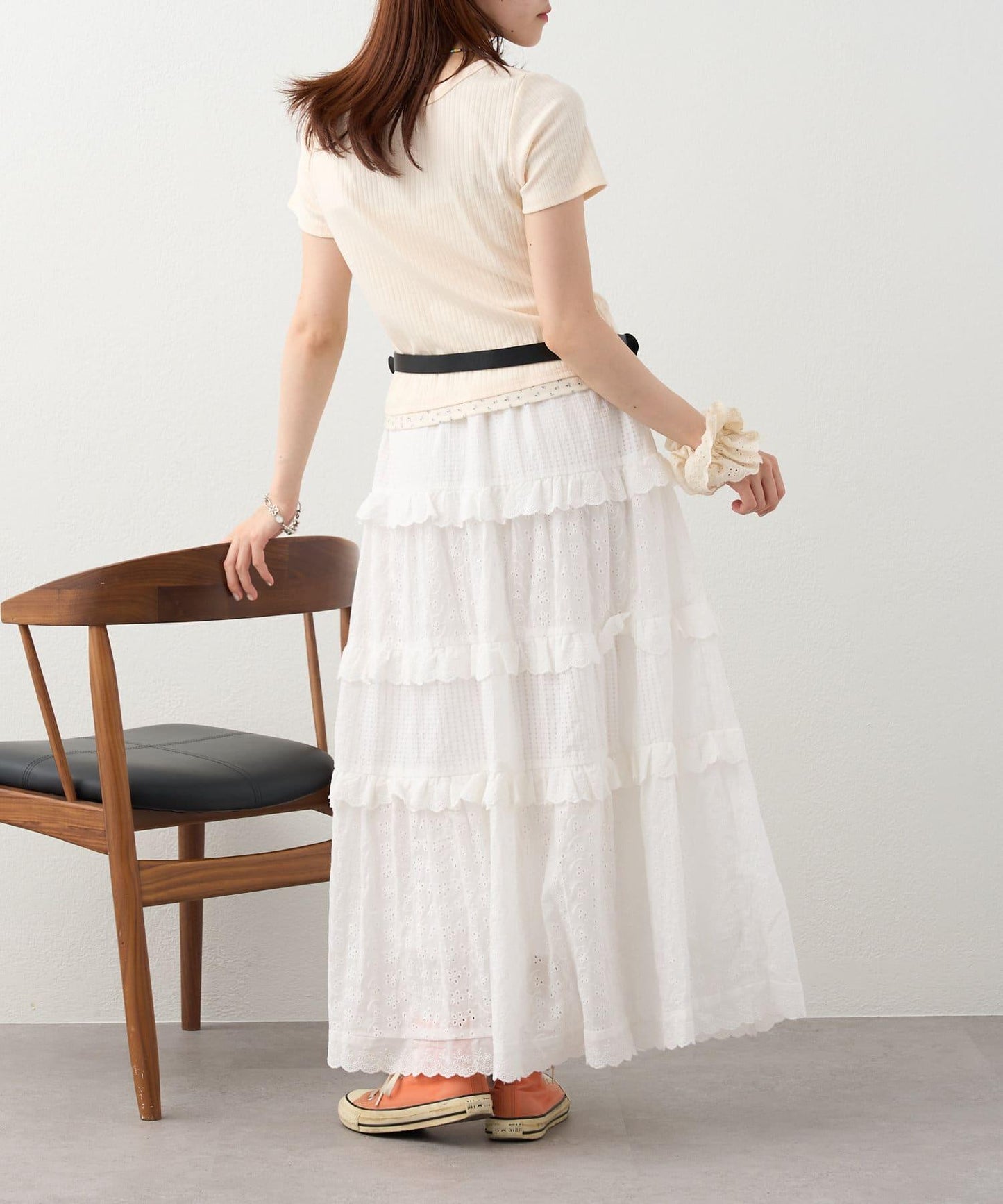 小花疊穿風 T恤