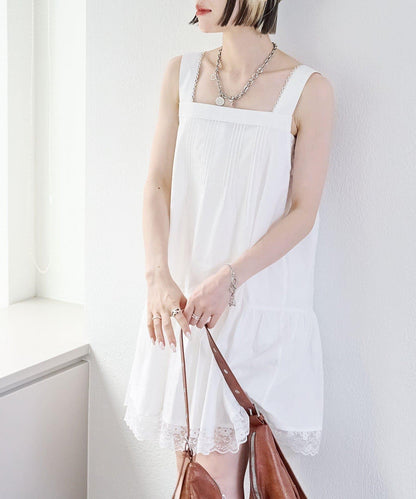 w closet 復古蕾絲迷你連衣裙