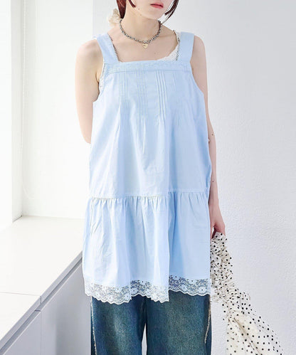 w closet 復古蕾絲迷你連衣裙