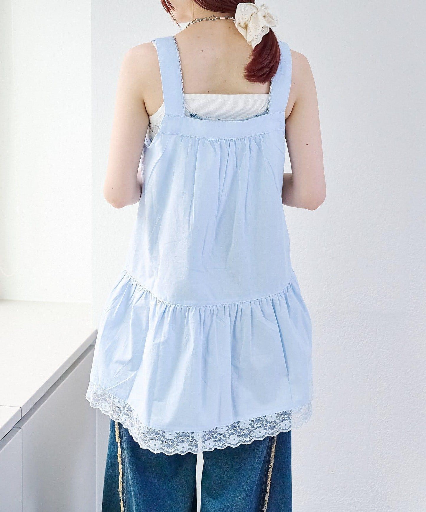 w closet 復古蕾絲迷你連衣裙